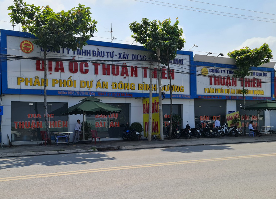 Công ty địa ốc Thuận Thiên dự án khu dân cư thương mại đông bình dương
