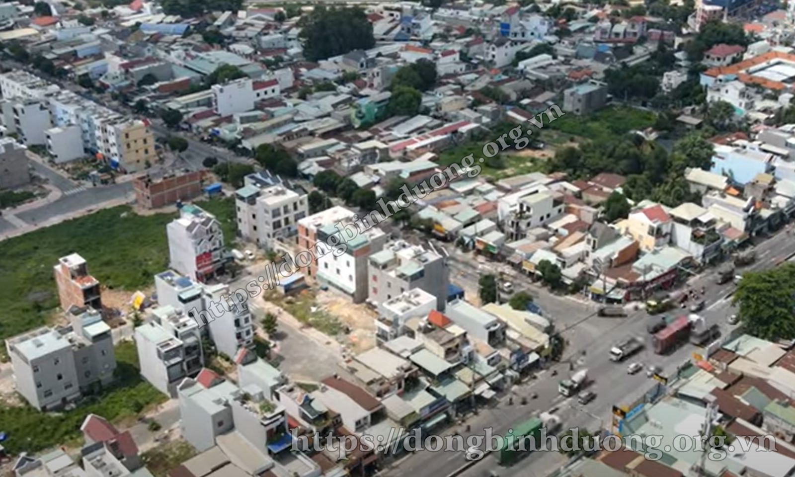 Hình ảnh thực tế khu dân cư Phú Hồng Thịnh 6, 9 , 10