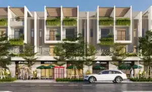 Phối Cản Mẫu Nhà 4 Tầng Dự Án Khu Đô Thị Đông Bình Dương