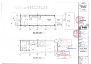 Bản Vẽ Thiết Kế Xây Dựng Nhà Đường D7 Khu Đô Thị Đông Bình Dương Đã Được Thẩm Định, Phê Duyệt