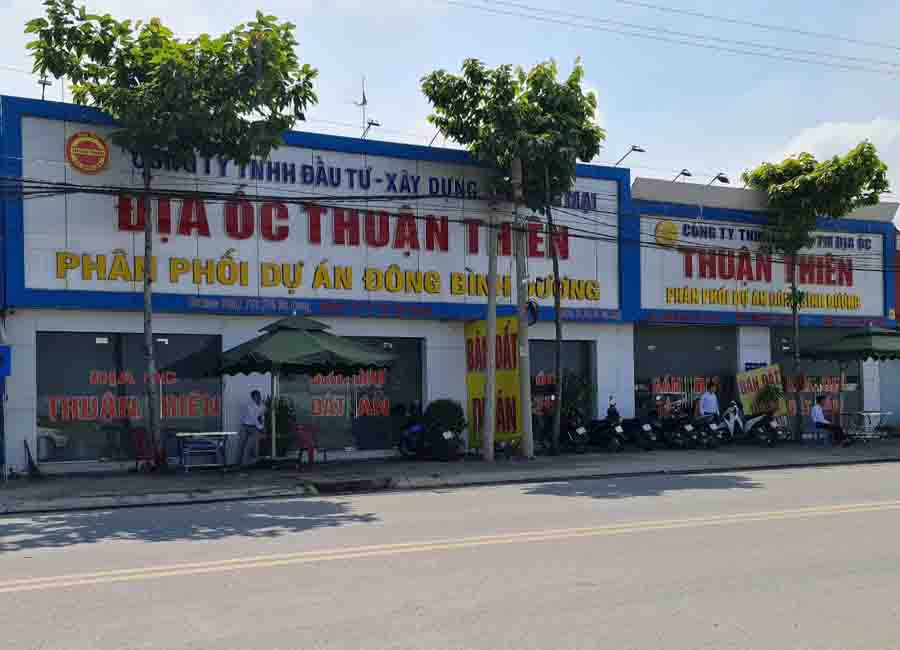 Vp Công ty địa ốc Thuận Thiên tại dự án Đông Bình Dương