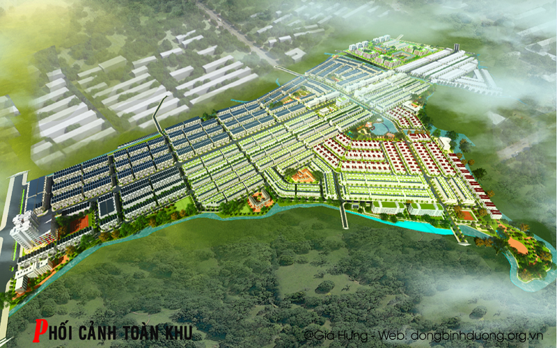 Dự Án Đông Bình Dương Chừng Nào Xây Nhà Được 3 Phối cảnh dự án khu đô thị Đông Bình Dương