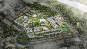 Phối cảnh công trình tổ hợp giáo dục FPT tại Bình Dương