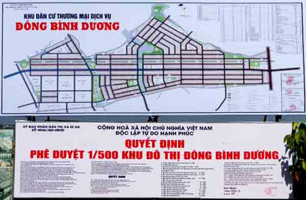 Lùm xùm dự án Đông Bình Dương Dĩ An: Sự thật là gì? 13 Sơ Đồ Và Quyết Định Được Công Bố Tại Dự Án Đông Bình Dương