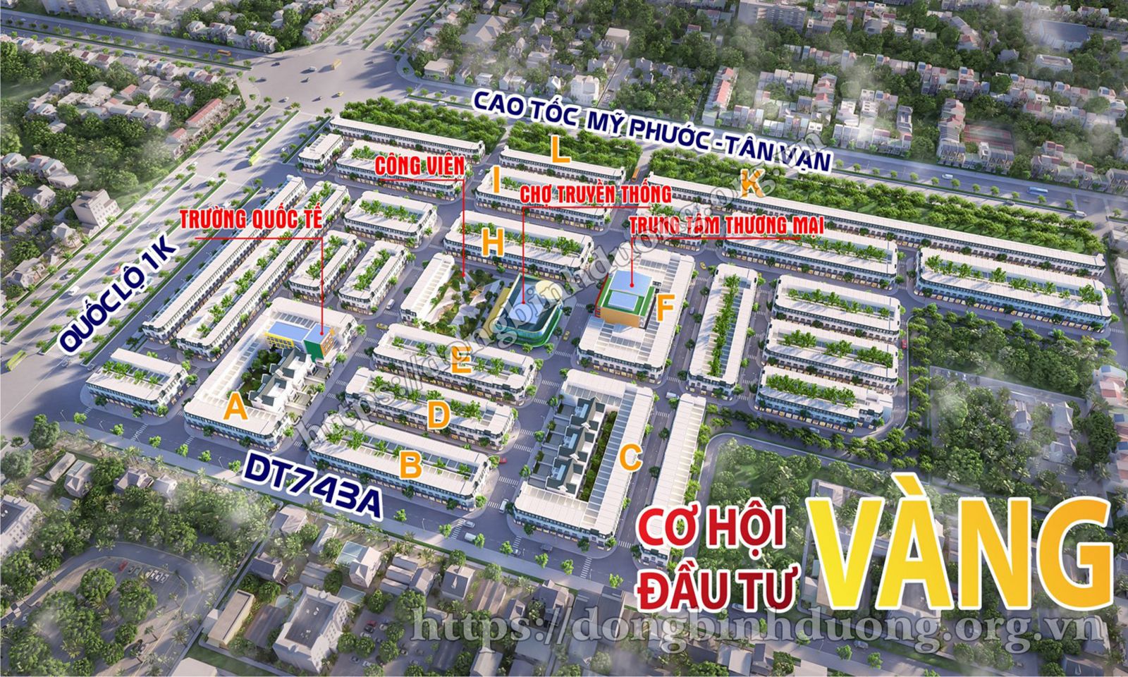 Thông Tin Dự Án Khu Dân Cư Phú Hồng Thịnh 6 Bình An Dĩ An Bình Dương 10 Sơ đồ phân lô dự án Khu dân cư Phú Hồng Thịnh 6 , 9 ,10 phường Bình An, Tp Dĩ An, Bình Dương