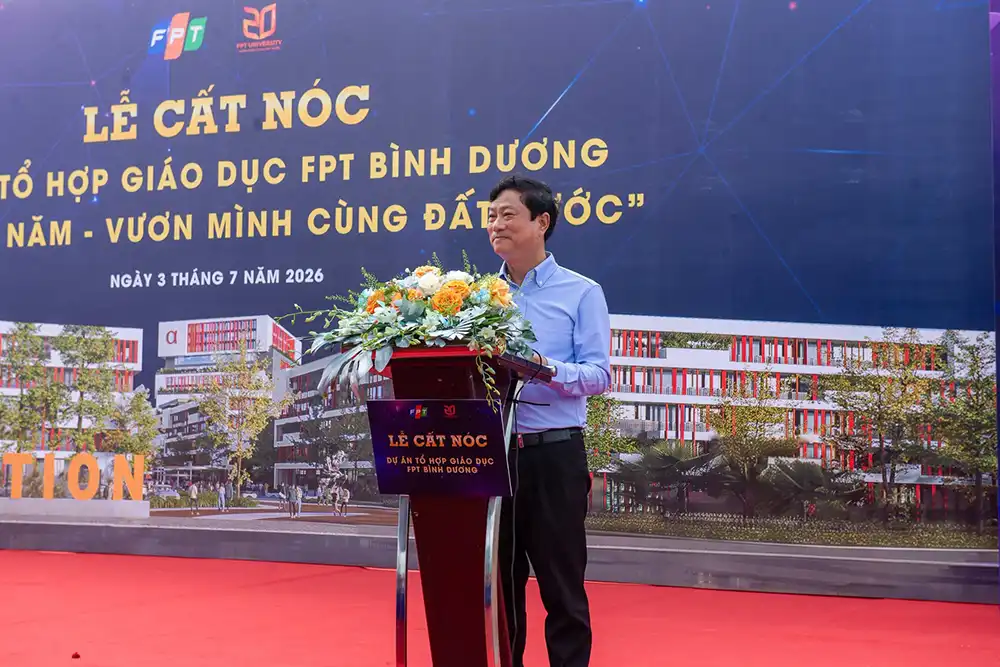 Cất Nóc Tổ Hợp Giáo Dục Fpt Bình Dương – Dự Án 84.000 M² Đón Sinh Viên 2027 3 Cất nóc tổ hợp giáo dục FPT Bình Dương